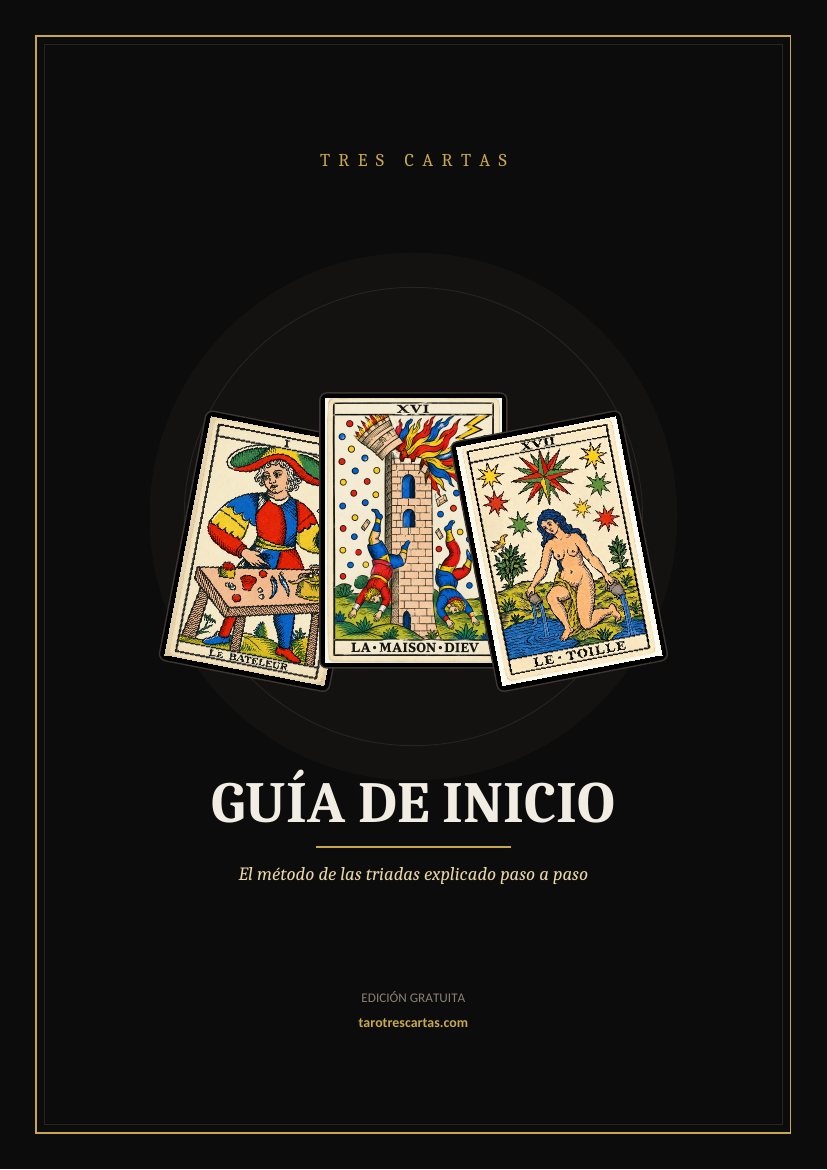 Guía de Inicio · Tres Cartas